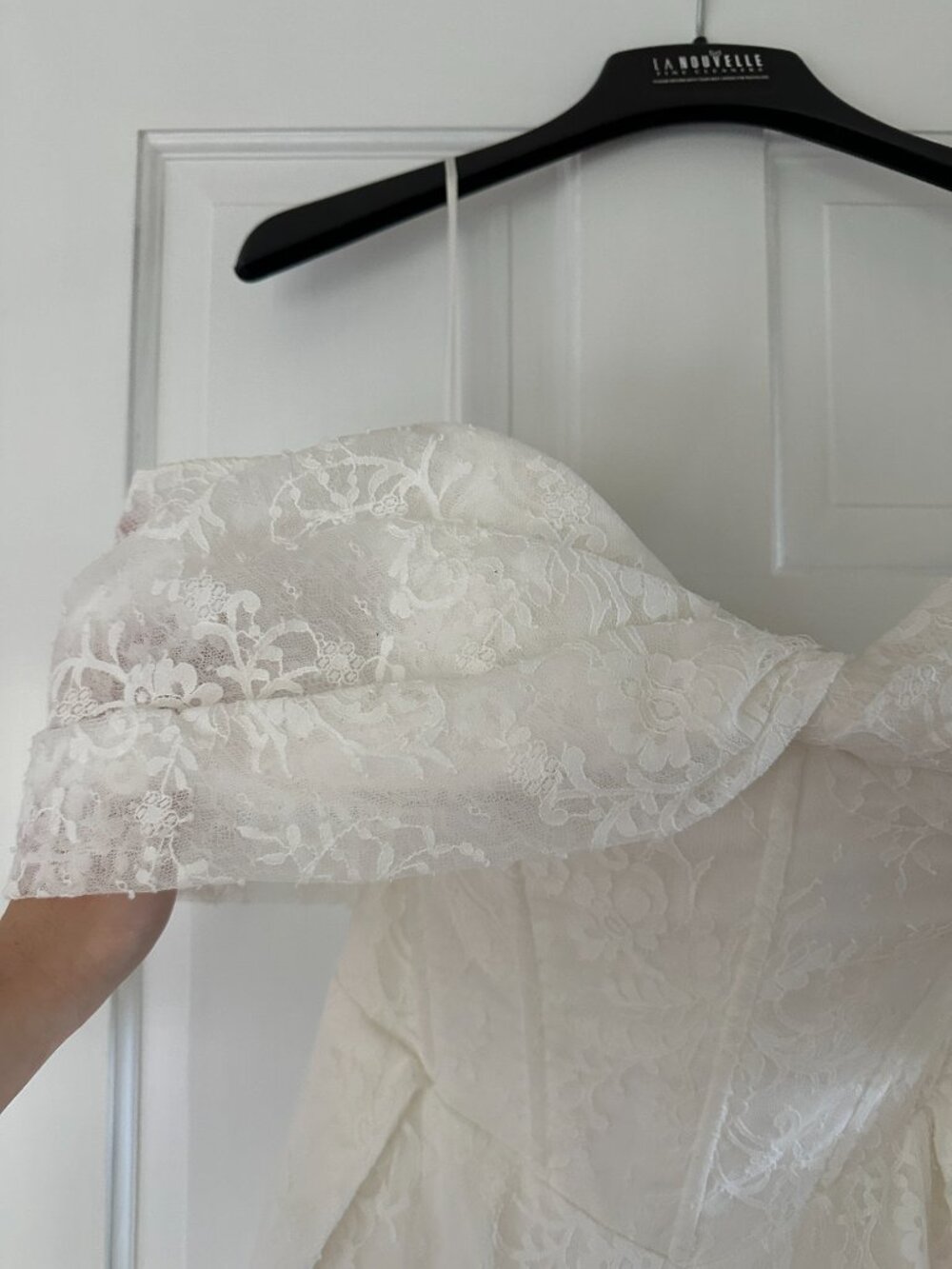 Madi Lane Westyn Gown - Ivory Strapless Lace Wedding Dress - Picture 7 of 15